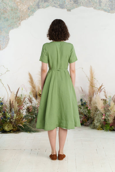Wrap Dress, Short Sleeve