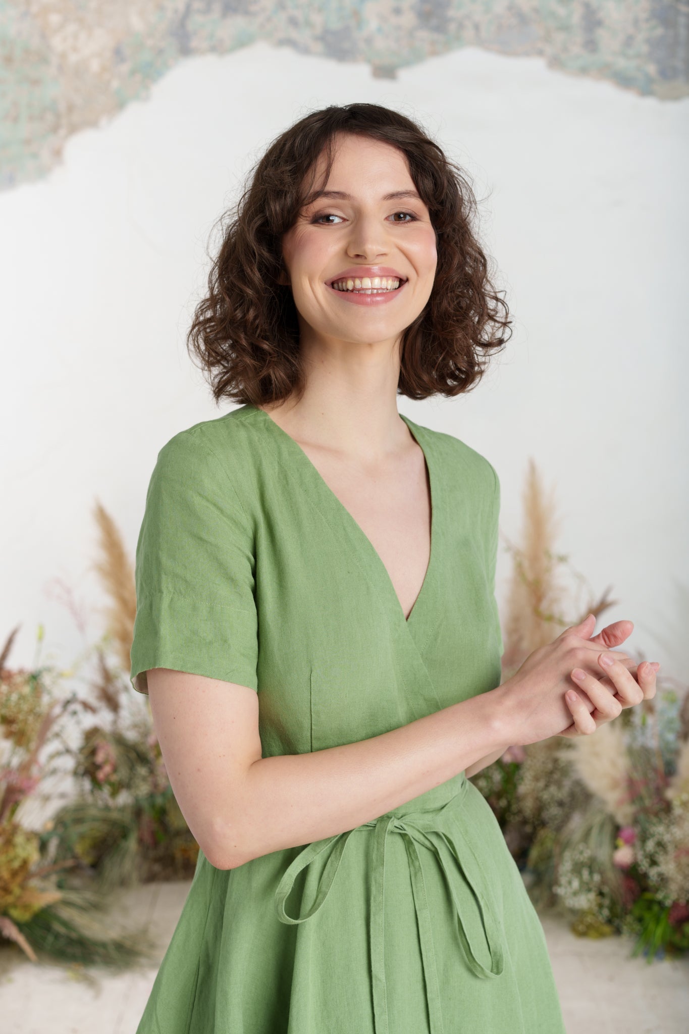 Wrap Dress, Short Sleeve