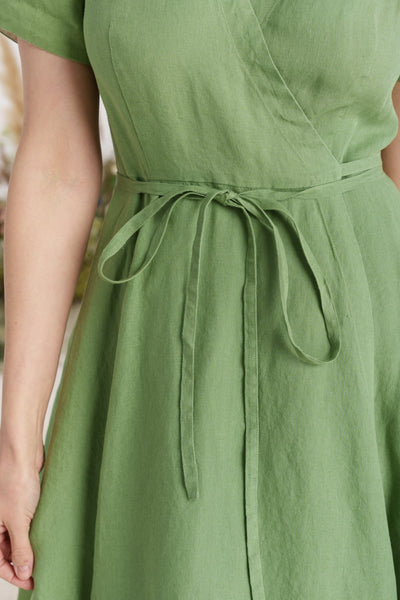Wrap Dress, Short Sleeve