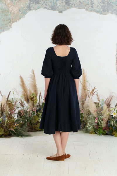 Carmen Dress, 3/4 Sleeve