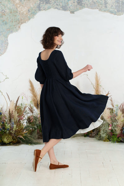 Carmen Dress, 3/4 Sleeve