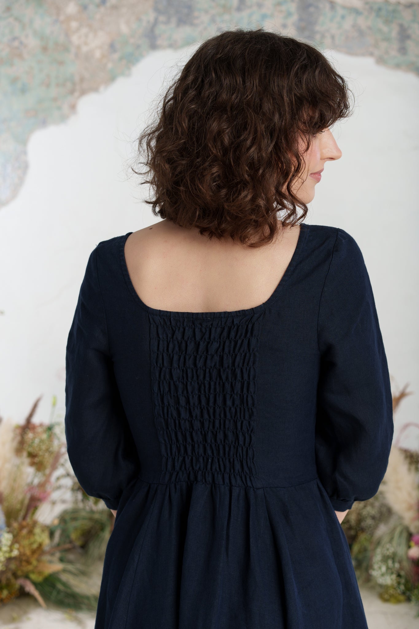 Carmen Dress, 3/4 Sleeve