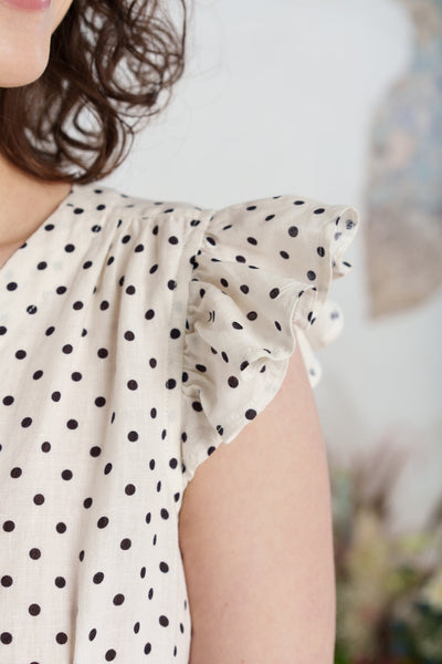 Diane Dress, Ruffle Sleeve