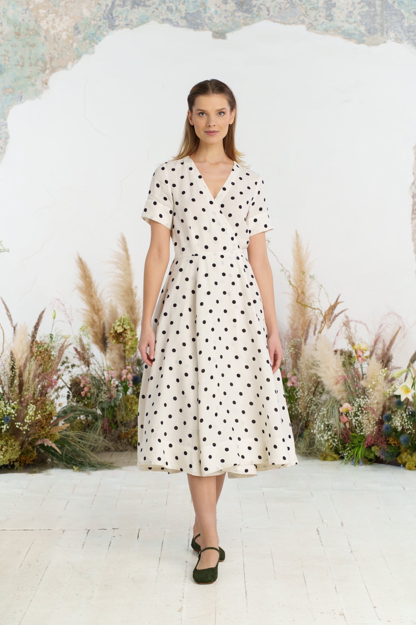 Wrap Dress, Short Sleeve