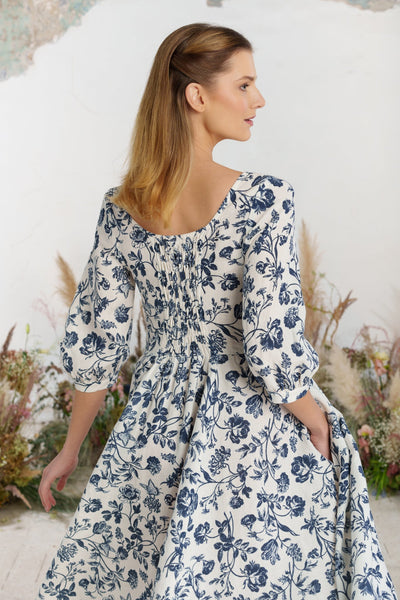 Carmen Dress, 3/4 Sleeve
