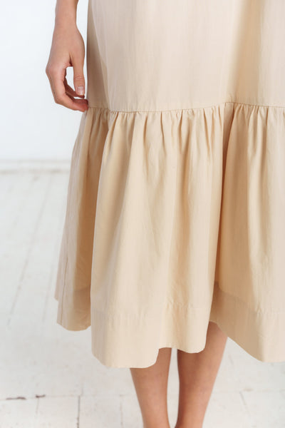 Tulip Petticoat, Sleeveless, Beige