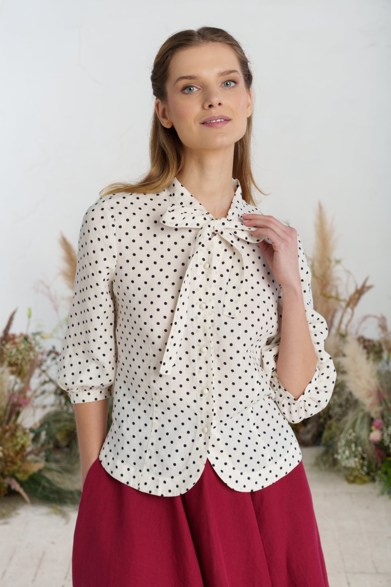 Jasmine Shirt, 3/4 Sleeve