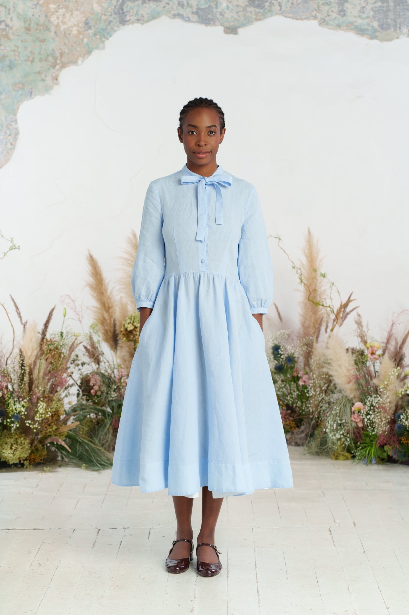 Jasmine Dress, 3/4 Sleeve