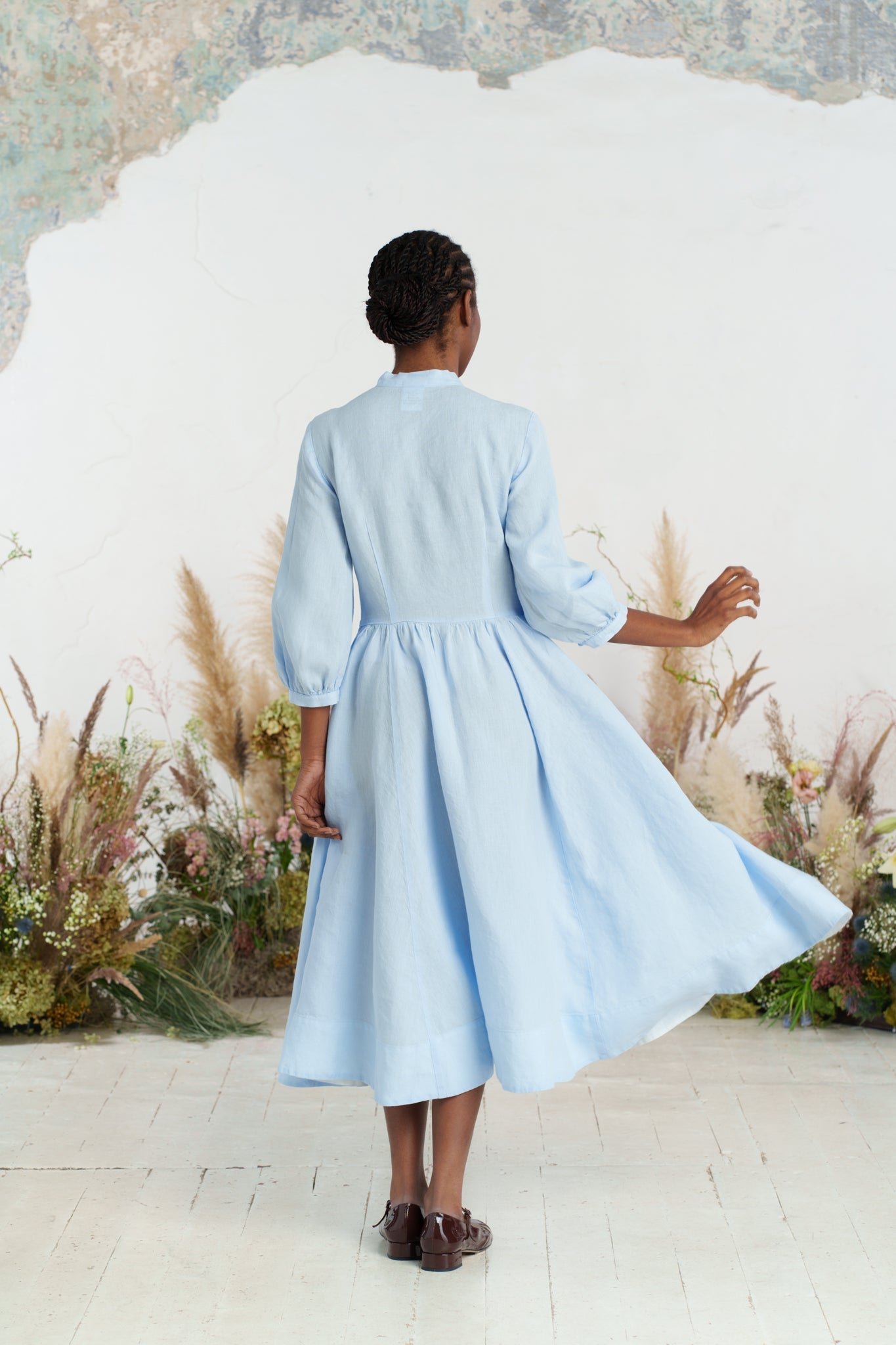 Jasmine Dress, 3/4 Sleeve