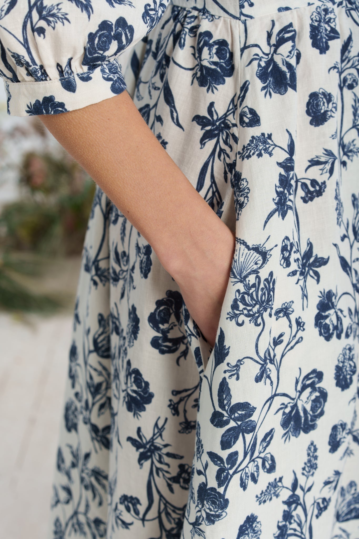 Carmen Dress, 3/4 Sleeve
