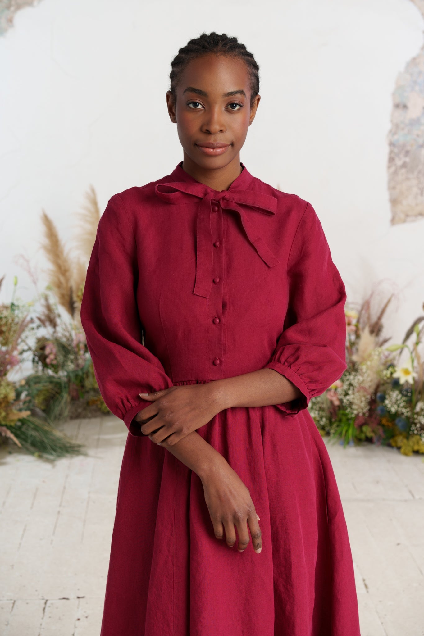 Jasmine Dress, 3/4 Sleeve