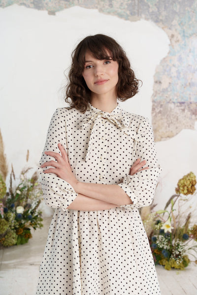 Jasmine Dress, 3/4 Sleeve