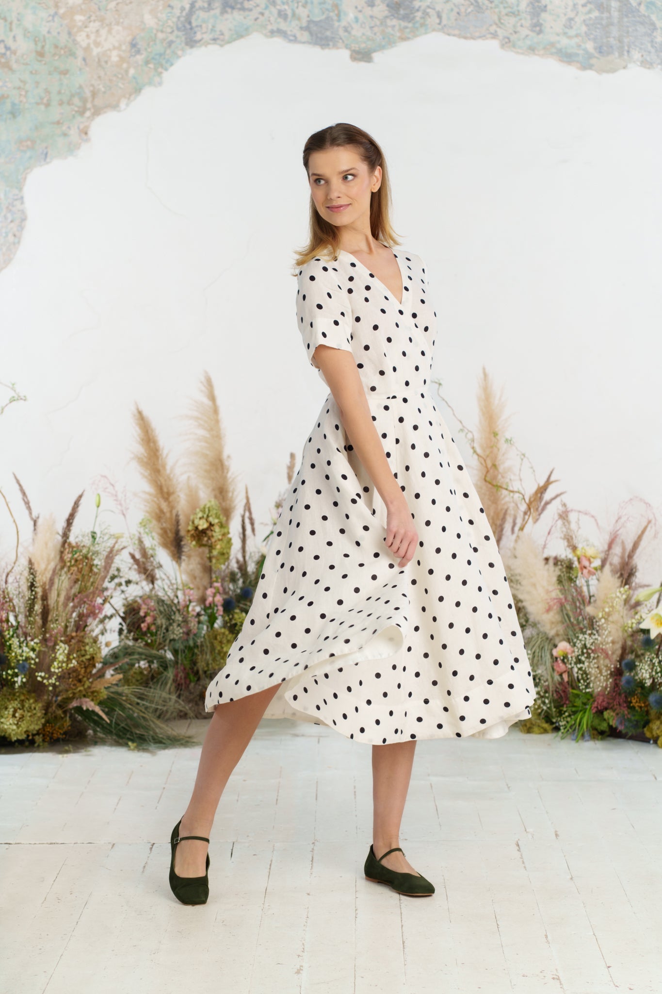 Wrap Dress, Short Sleeve