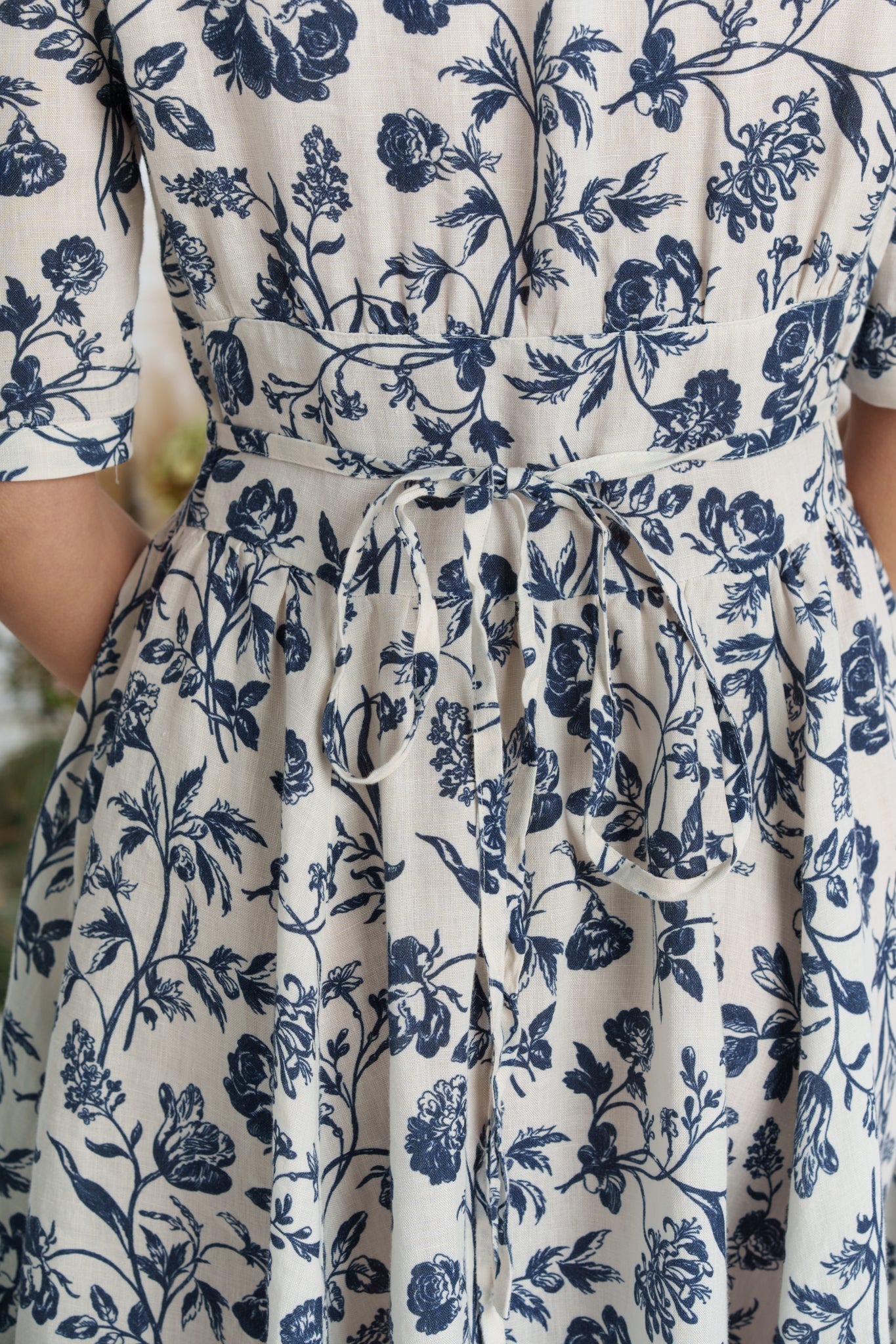 Diane Dress, Puffed Sleeve