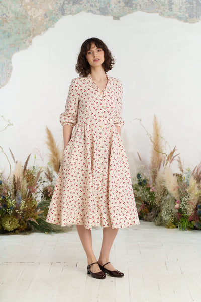 Ophelia Dress, 3/4 Sleeve, Mon Chéri