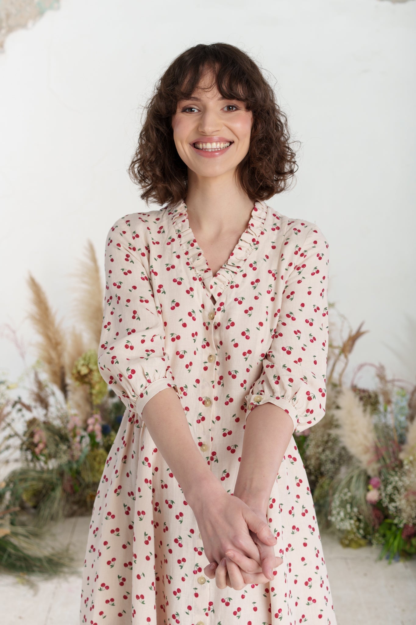 Ophelia Dress, 3/4 Sleeve, Mon Chéri