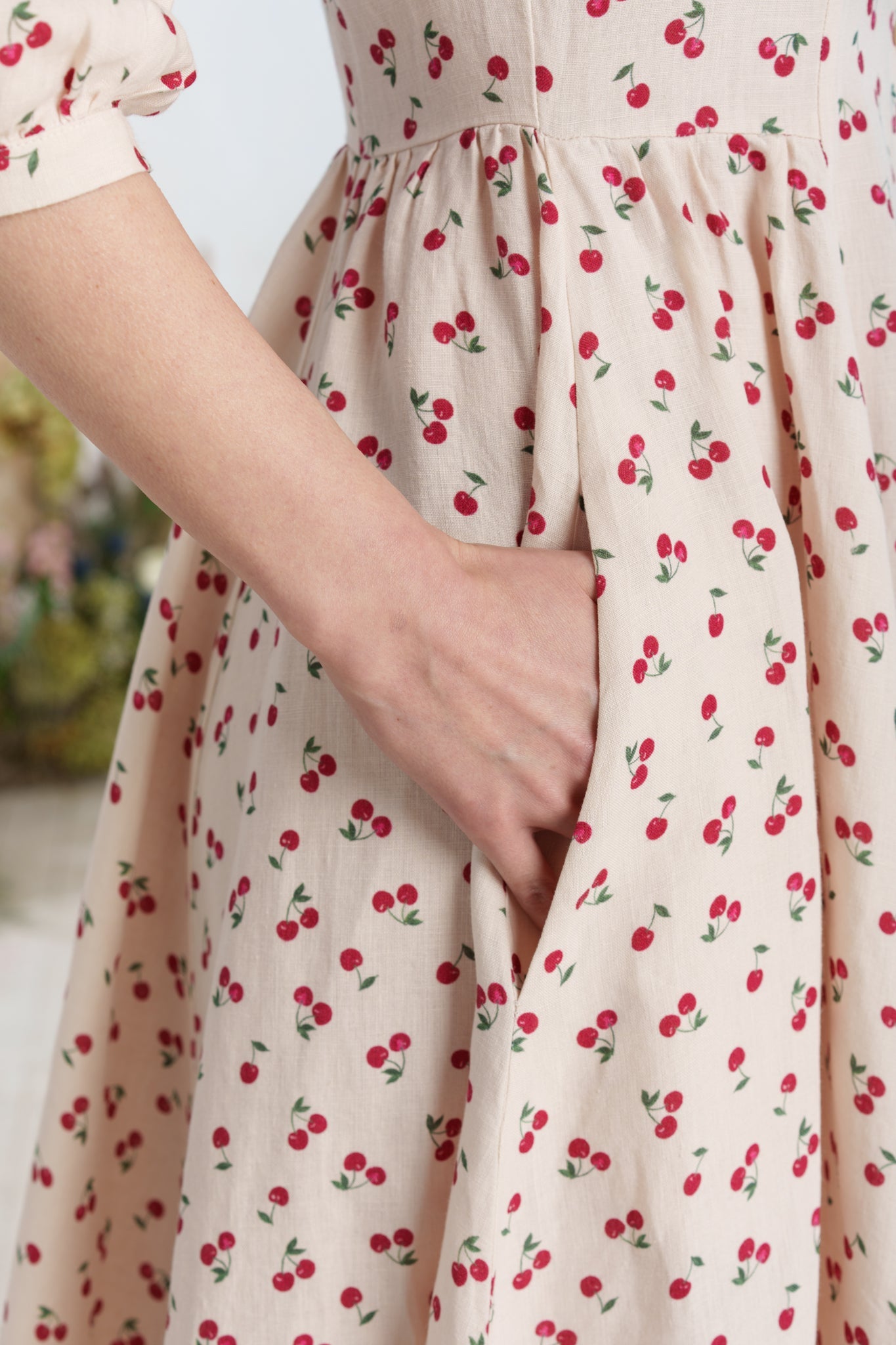 Ophelia Dress, 3/4 Sleeve, Mon Chéri