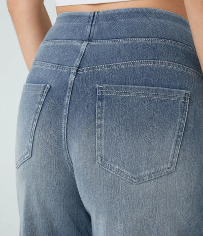 StijlAura | Elastische broek met hoge taille