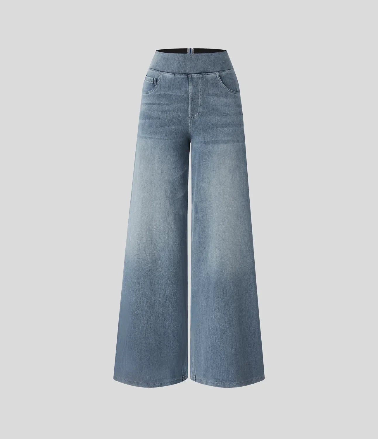 StijlAura | Elastische broek met hoge taille
