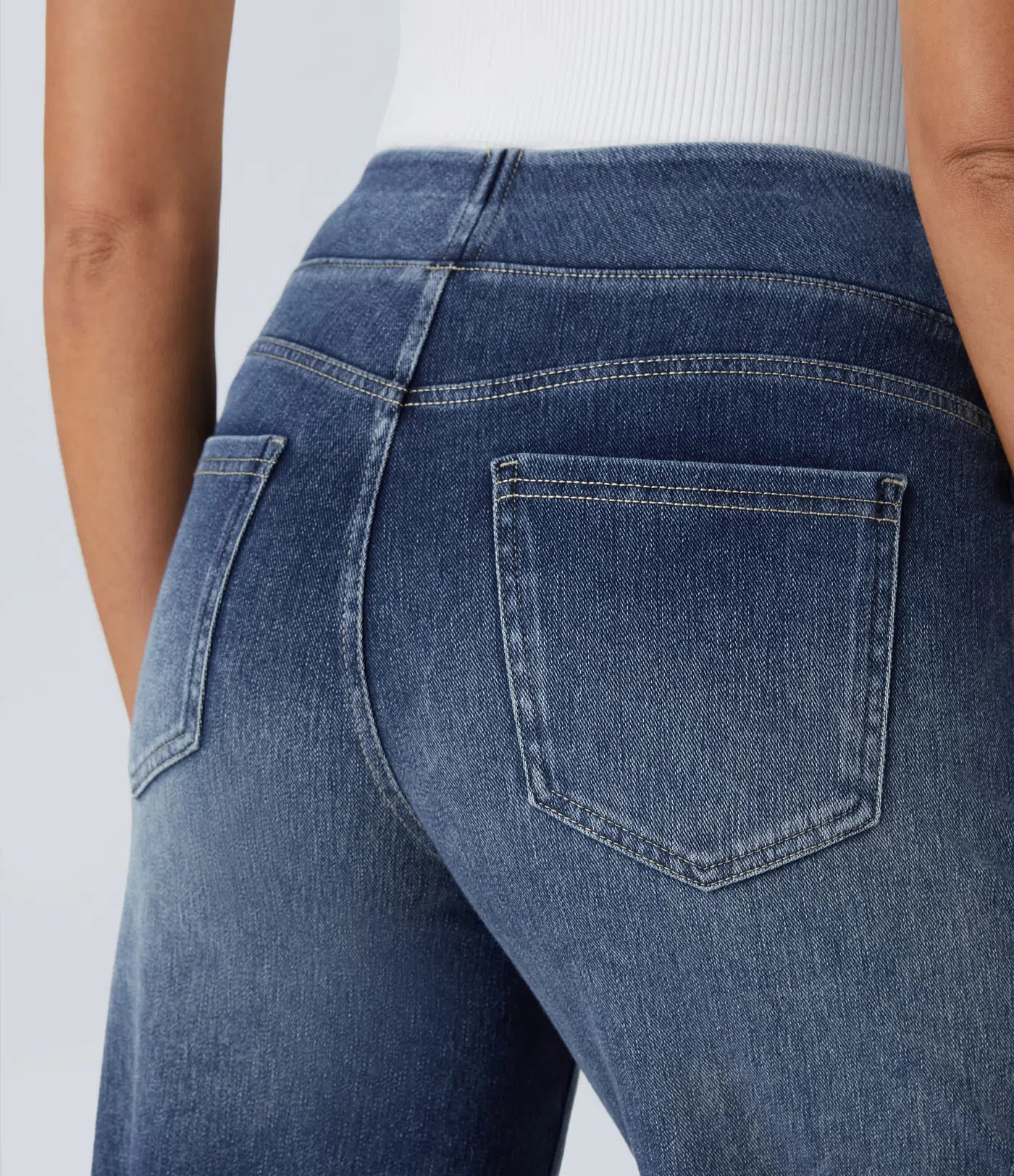 StijlAura | Elastische broek met hoge taille